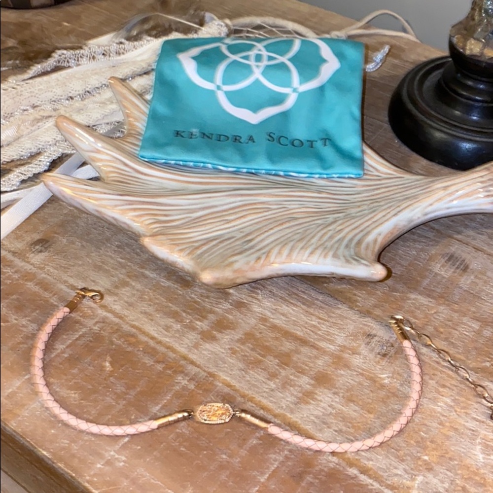 Kendra Scott Cooper braided leather choker *RARE* - Picture 6 of 7